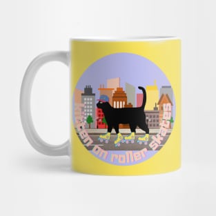 kitten roller skates Mug